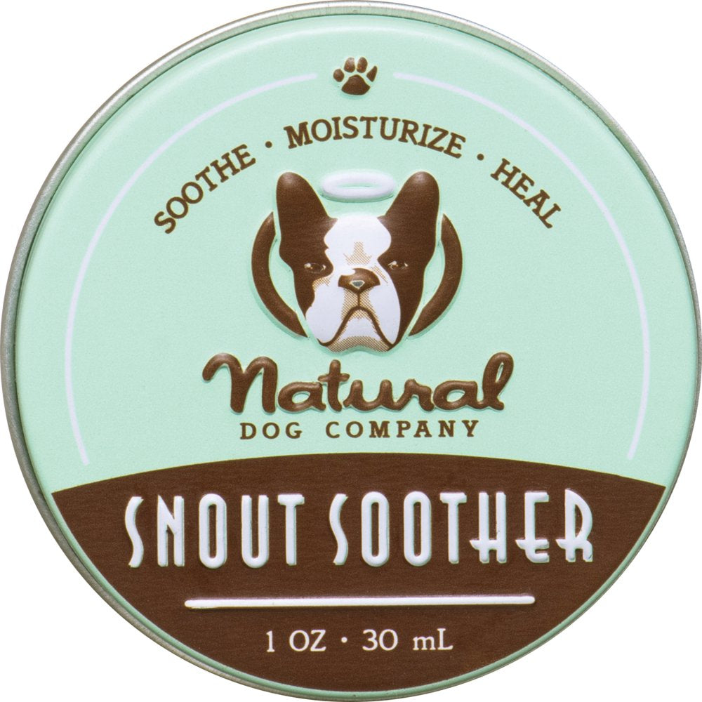 Natural Dog Company Snout Soother, Dog Nose Balm, 1Oz Tin