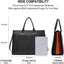 CLUCI Briefcase for Women Genuine Leather 15.6 Inch Laptop Large Business Computer Work Ladies Shoulder Bag