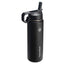 Thermoflask 24 Oz Insulated Stainless Steel Bottle with Chug and Straw Lids, Black