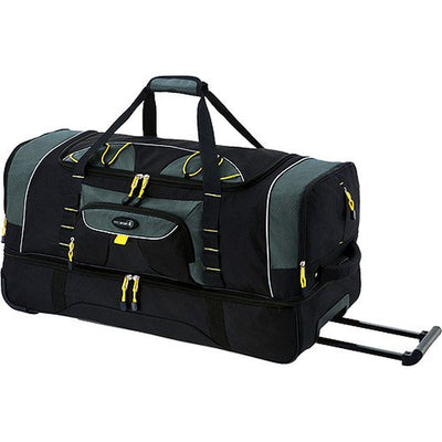 Travelers Club Jumbo 36" 2-Section Rolling Duffel with Blade Wheels