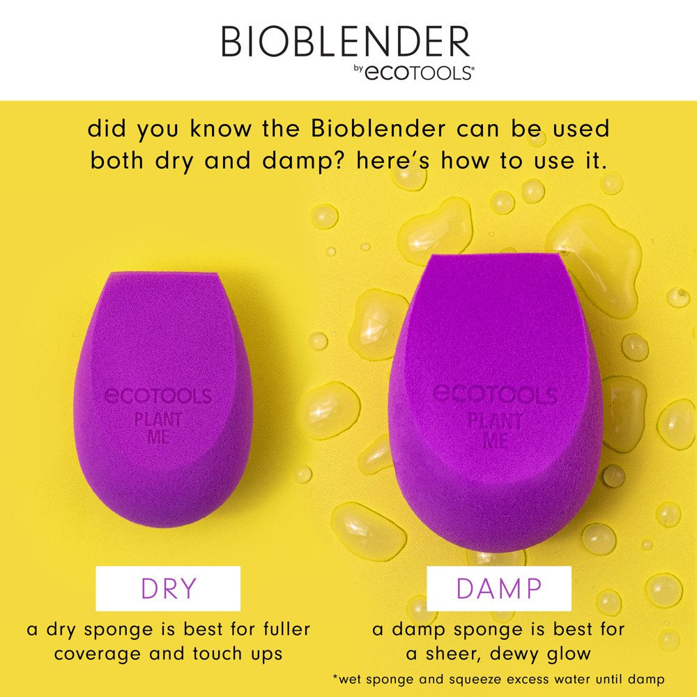 Ecotools Bioblender, Clean Beauty Makeup Blending Sponge, Cruelty Free and Vegan