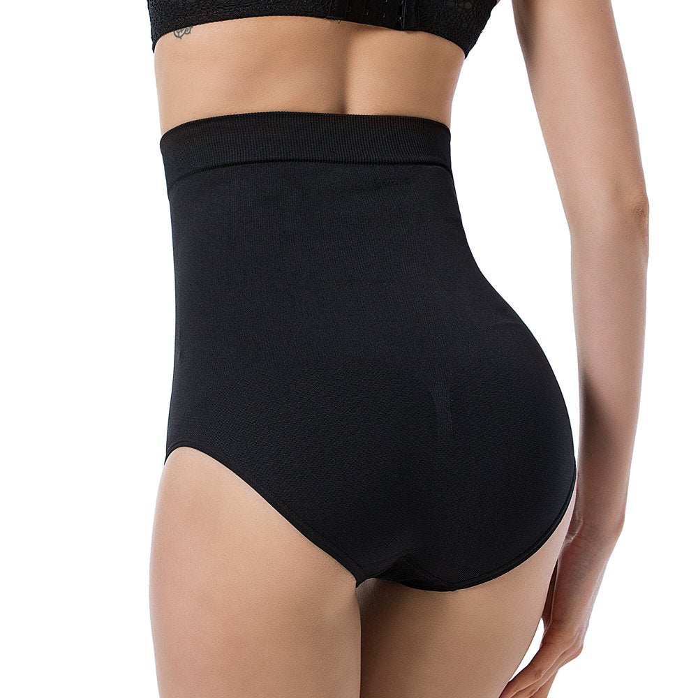 DREAM SLIM Women'S High-Waist Seamless Body Shaper Briefs Firm Tummy Control Slimming Shapewear Panties Girdle Underwear 3 Pack