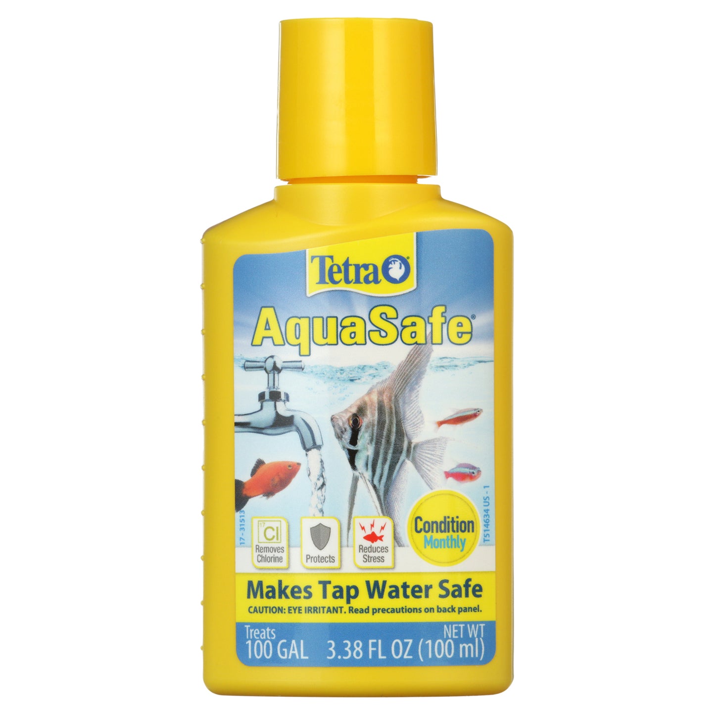 Tetra Aqua Safe, Fresh Water, Marine Fish, 3.3 Oz.