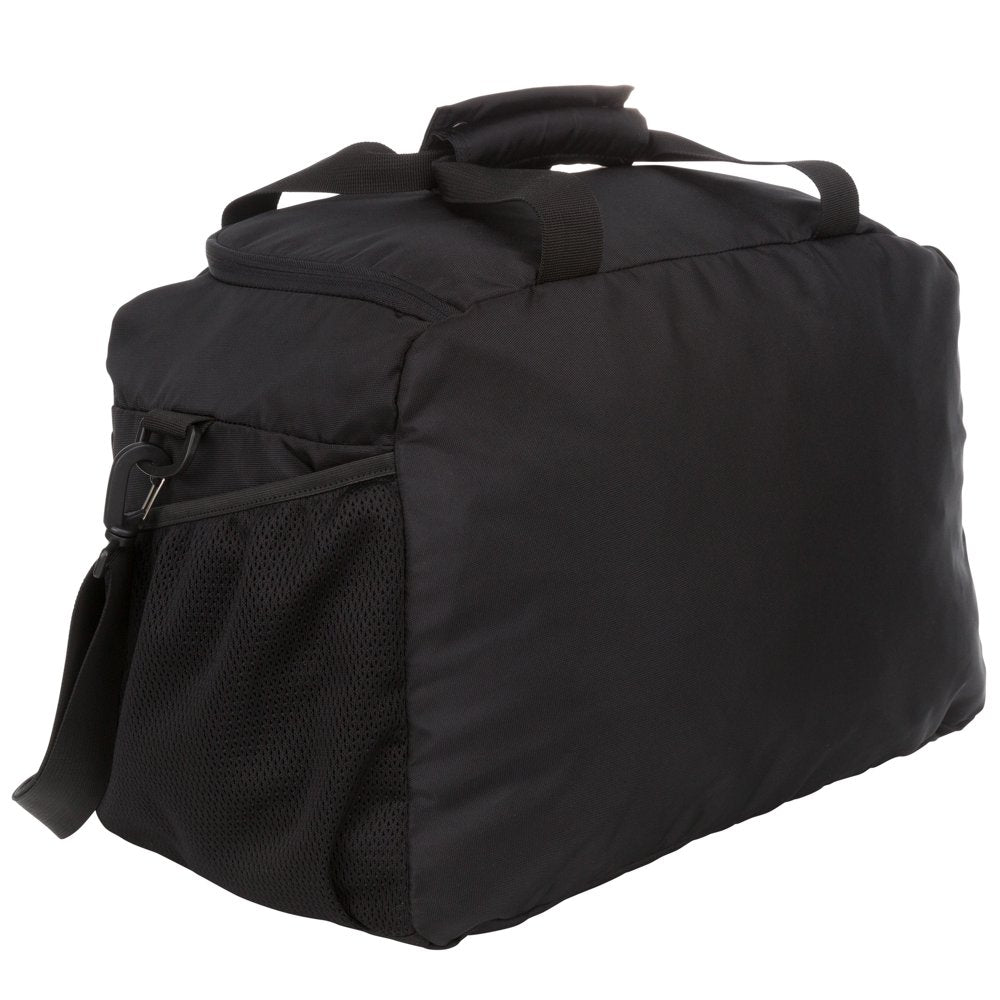 Athletic Works 52.5 Liter Black Deluxe Sports Duffel Bag, Unisex