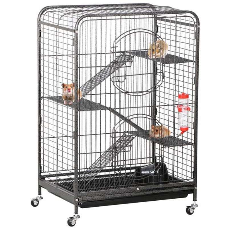 Topeakmart Ferret and Small Animal Cage, Black, 37"