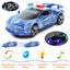 Homaful Electric Police Car Toys for 2 3 4 5 6 Year Old Boys Real Siren Sounds Car Toy Police Vehicle Model with LED Light and Music Best Birthdays/Christmas Gift for Boys Girls Kids