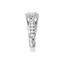 1/2 Carat T.W. Certified Genuine Princess-Cut Diamond "Melody" 10KT White Gold Women'S Engagement Ring