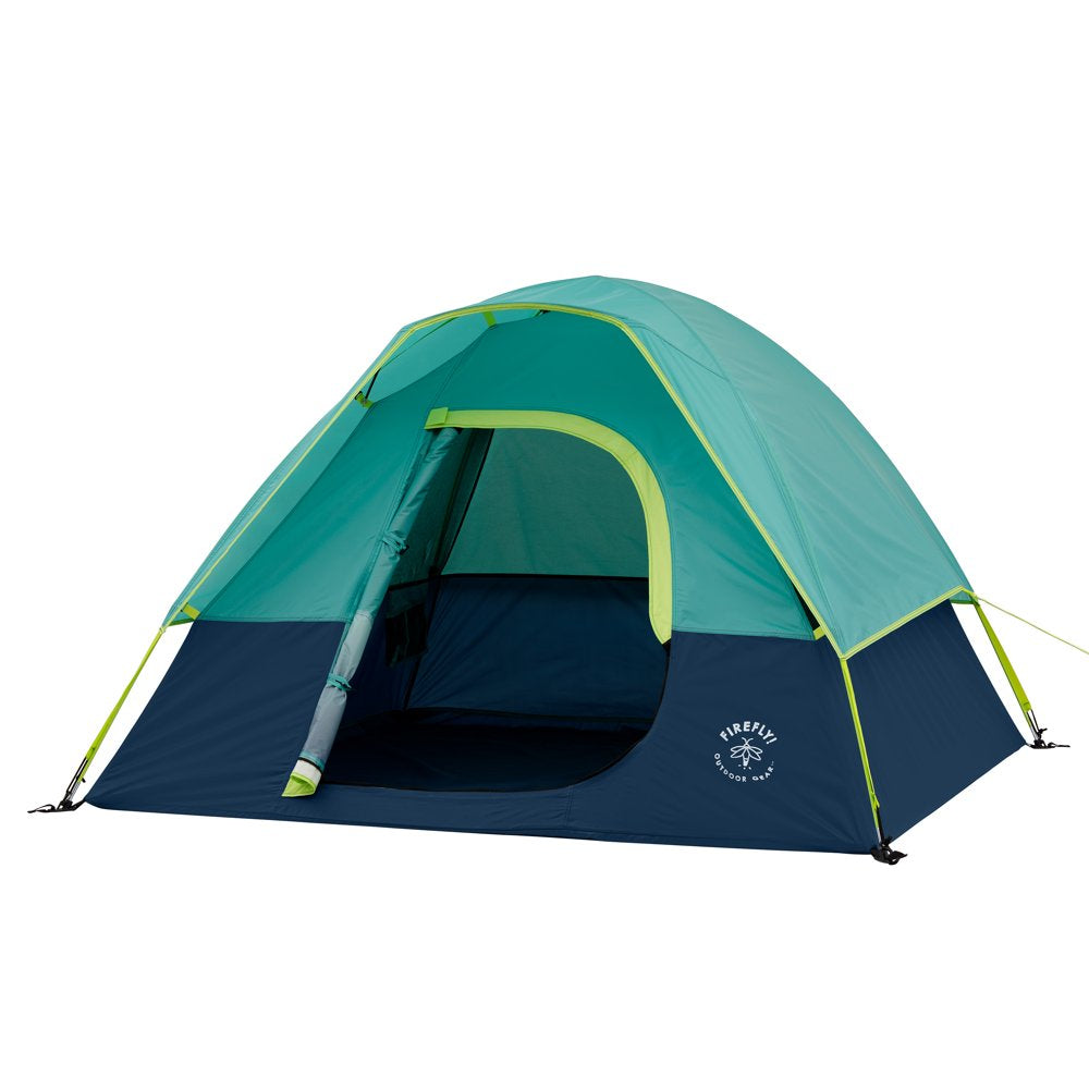 Firefly! Outdoor Gear Youth 2-Person Camping Tent - Blue/Green Color