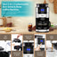 GEVI 10-Cup Programmable Grind and Brew Coffee Maker, Black