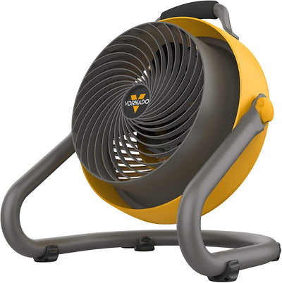 Vornado 293 Large Heavy Duty Air Circulator Shop Fan, Yellow & 630 Mid-Size Whole Room Air Circulator Fan