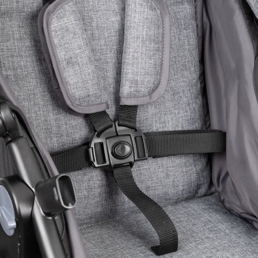 Evenflo Omni plus Modular Travel System with Litemax Sport Rear-Facing Infant Car Seat, Mylar Gray