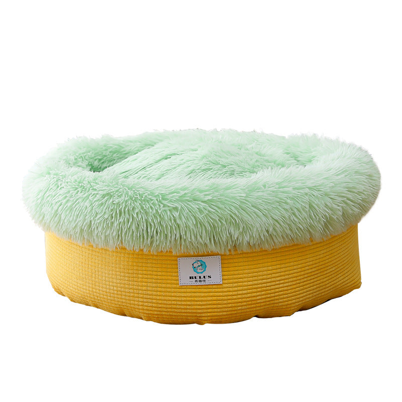 Winter Thick Plush Round Nest Deep Sleep Does Not Collapse