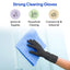 Procure Disposable Black Nitrile Gloves 200 Count - Heavy Duty 4Mil, Powder Free, Rubber Latex Free, Medical Exam Grade