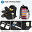 Travel Laptop Backpack 50L School Backpack 17 Inch for Men Extra Large Backpack for Men Women Black