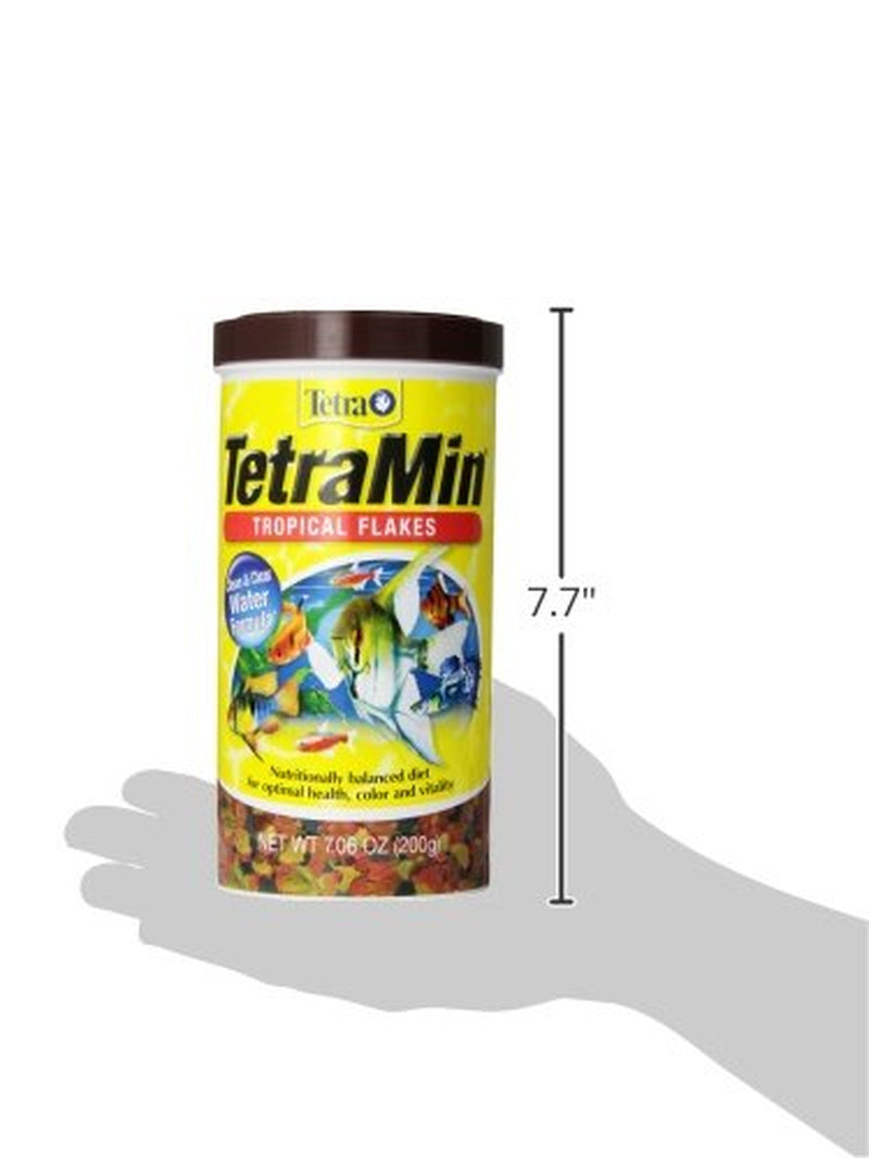 Tetra Tetramin Balanced Diet Tropical Fish Food Flakes, 7.06 Oz