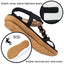 Womens Summer Flats Sandals Casual Beach Shoes Dress Ankle Elastic Sandals