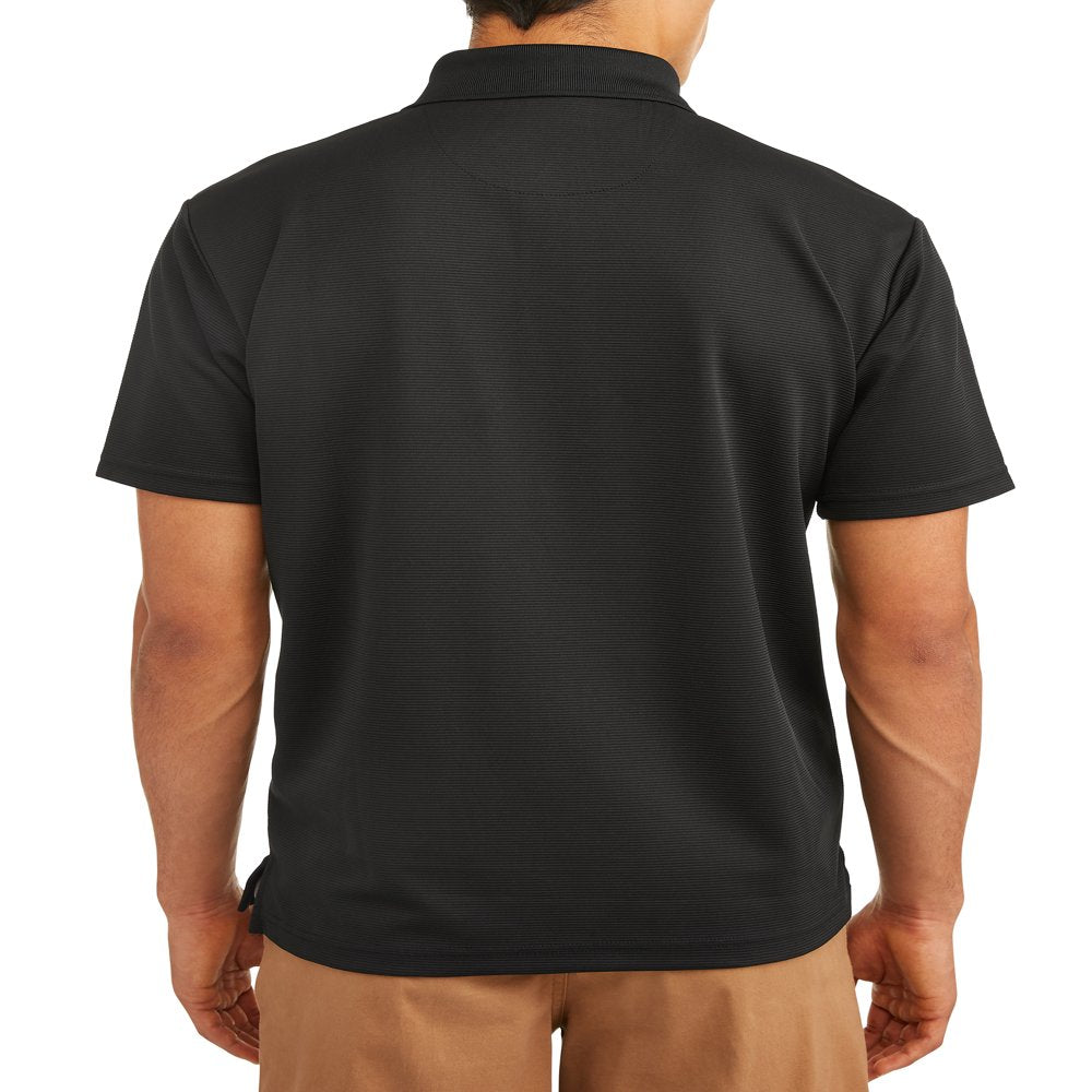 Ben Hogan Men'S & Big Men'S Performance Easy Care Solid Short Sleeve Polo Shirt, up to 5XL