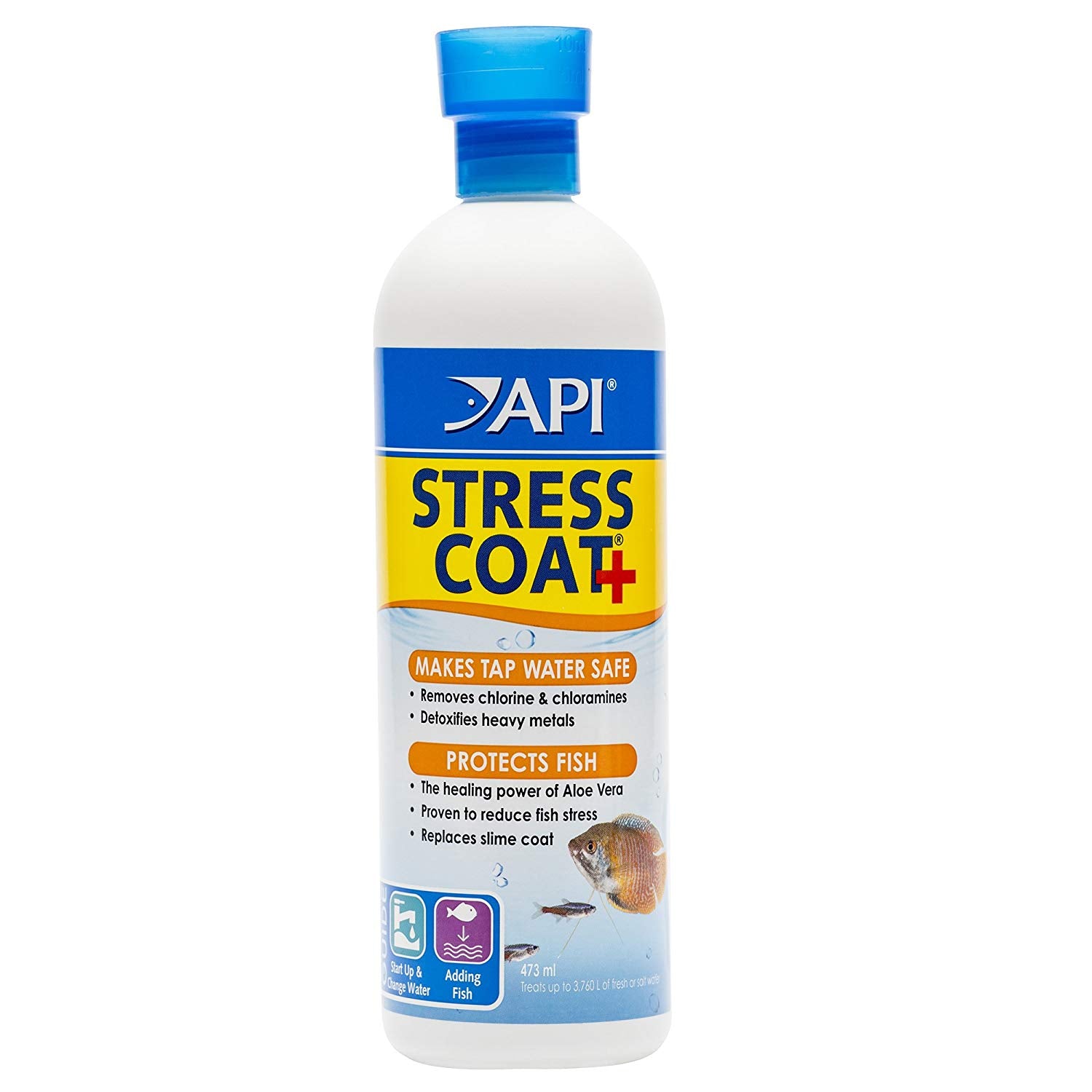 API Stress Coat, Aquarium Water Conditioner, 16 Oz