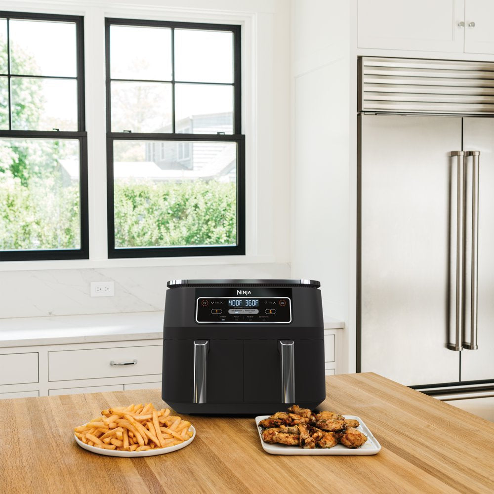 Ninja® Foodi® 4-In-1 8-Quart. 2-Basket Air Fryer with Dualzone™ Technology- Air Fry, Roast, and More