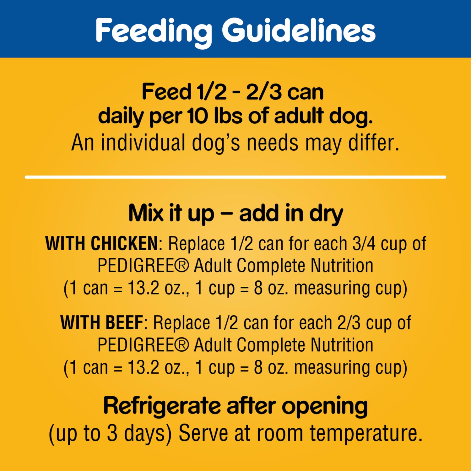 PEDIGREE CHOPPED GROUND DINNER Adult Canned Soft Wet Dog Food Variety Pack, with Chicken and with Beef, (12) 13.2 Oz. Cans