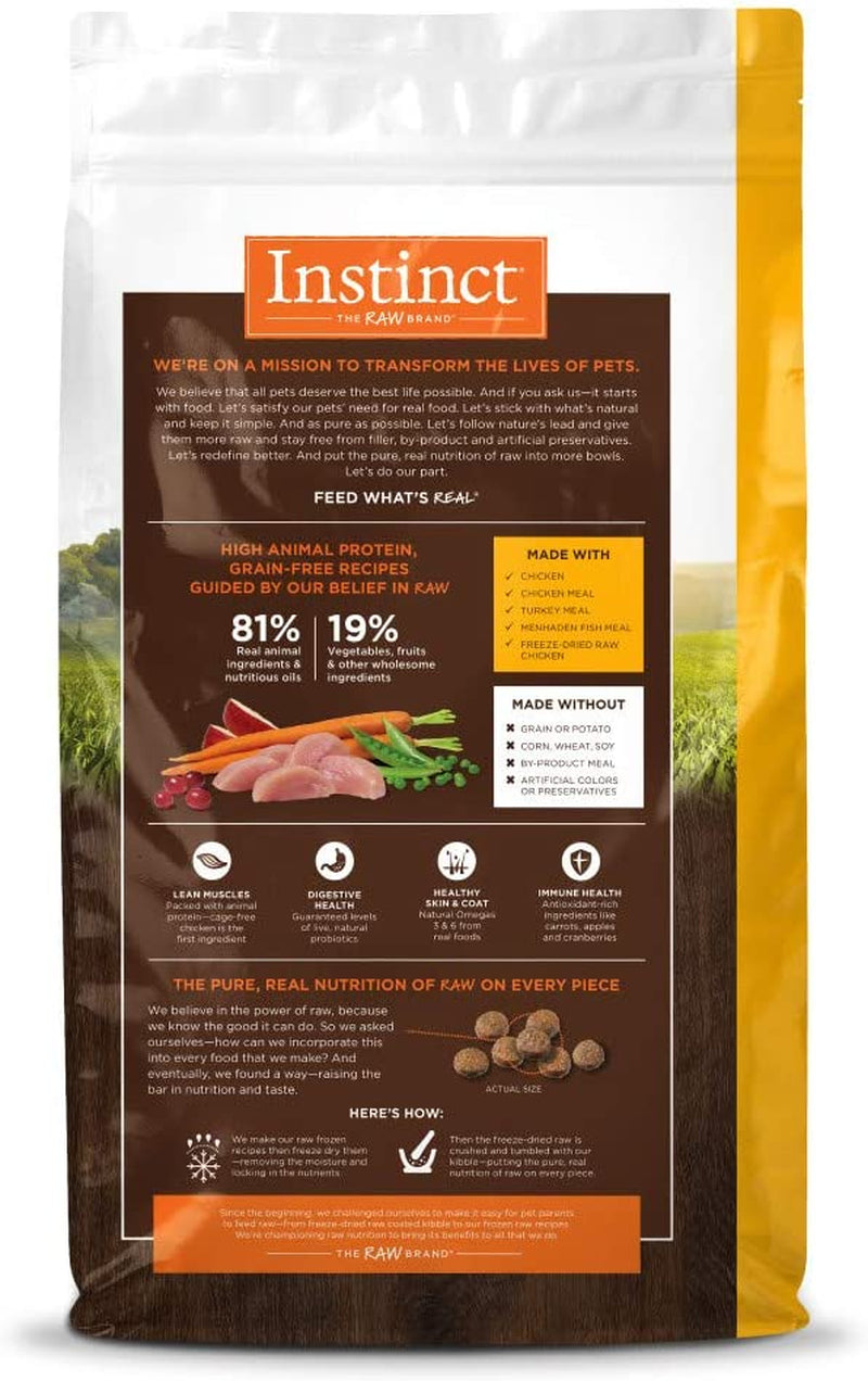 Instinct Original Grain Free Recipe with Real Chicken Natural Dry Cat Food, 11 Lb. Bag