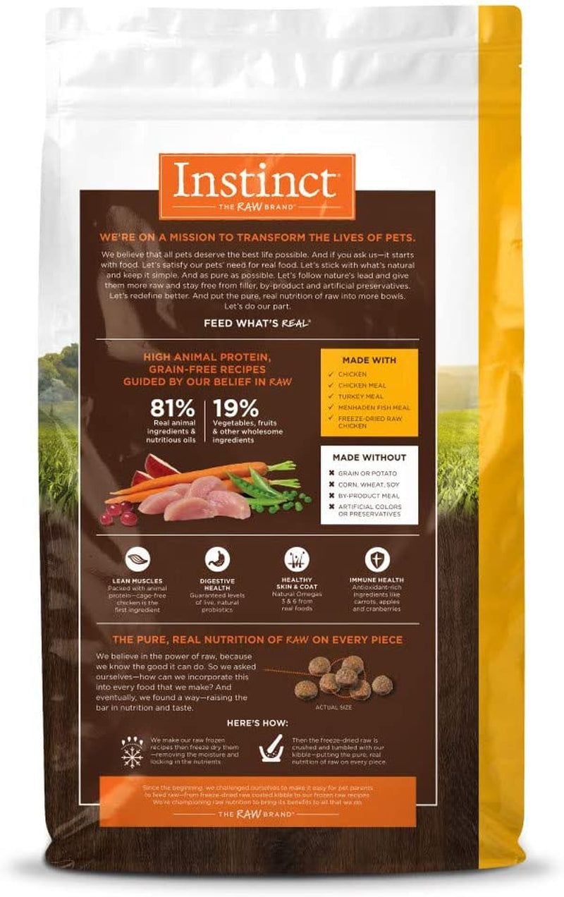 Instinct Original Grain Free Recipe with Real Chicken Natural Dry Cat Food, 5 Lb. Bag