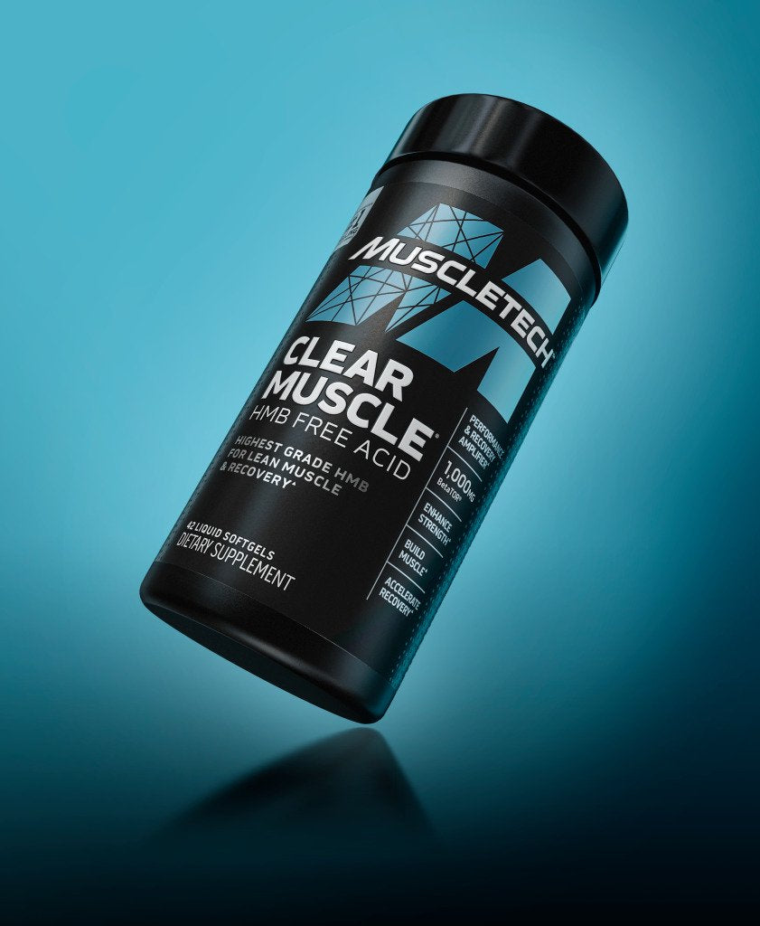 Muscletech Clear Muscle Post-Workout with HMB to Build Muscle, 42 Capsules